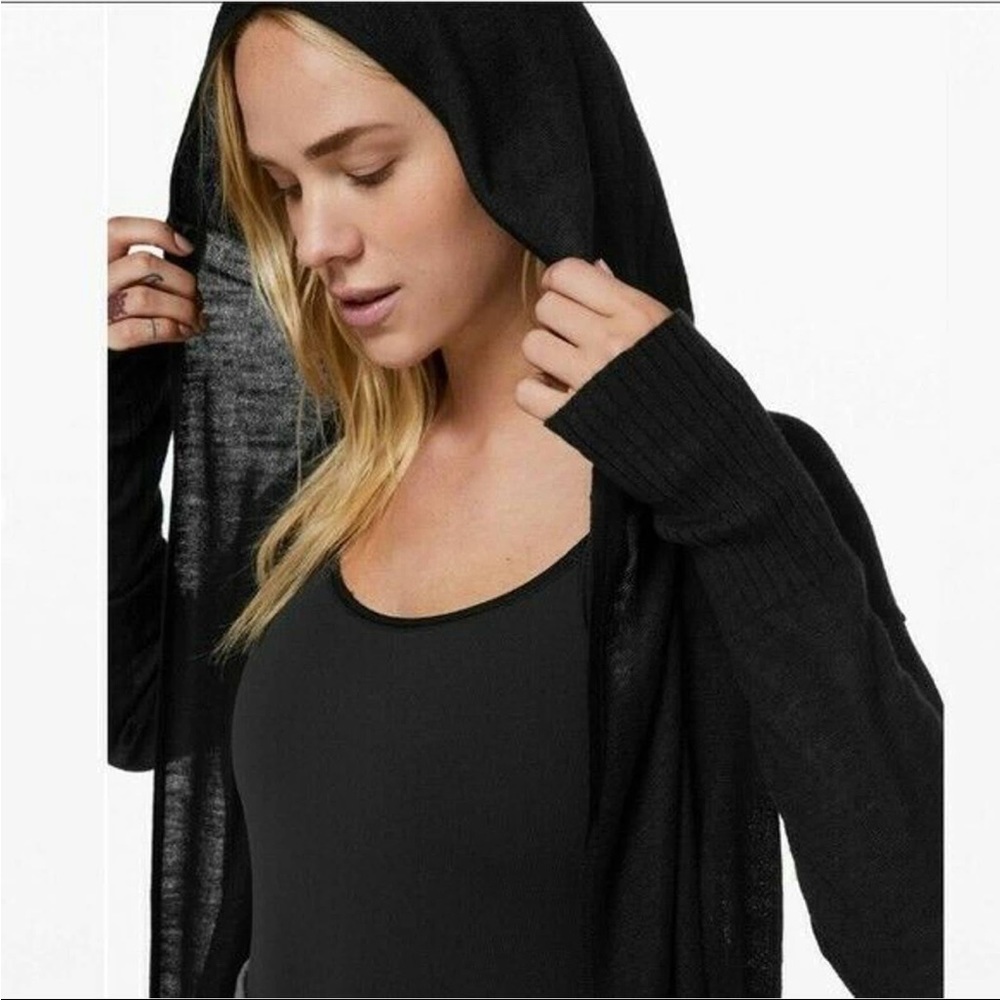 Lululemon Calm & Collected hooded cardigan